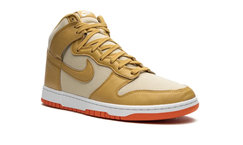 Nike Dunk Dunk High 'Gold Canvas'